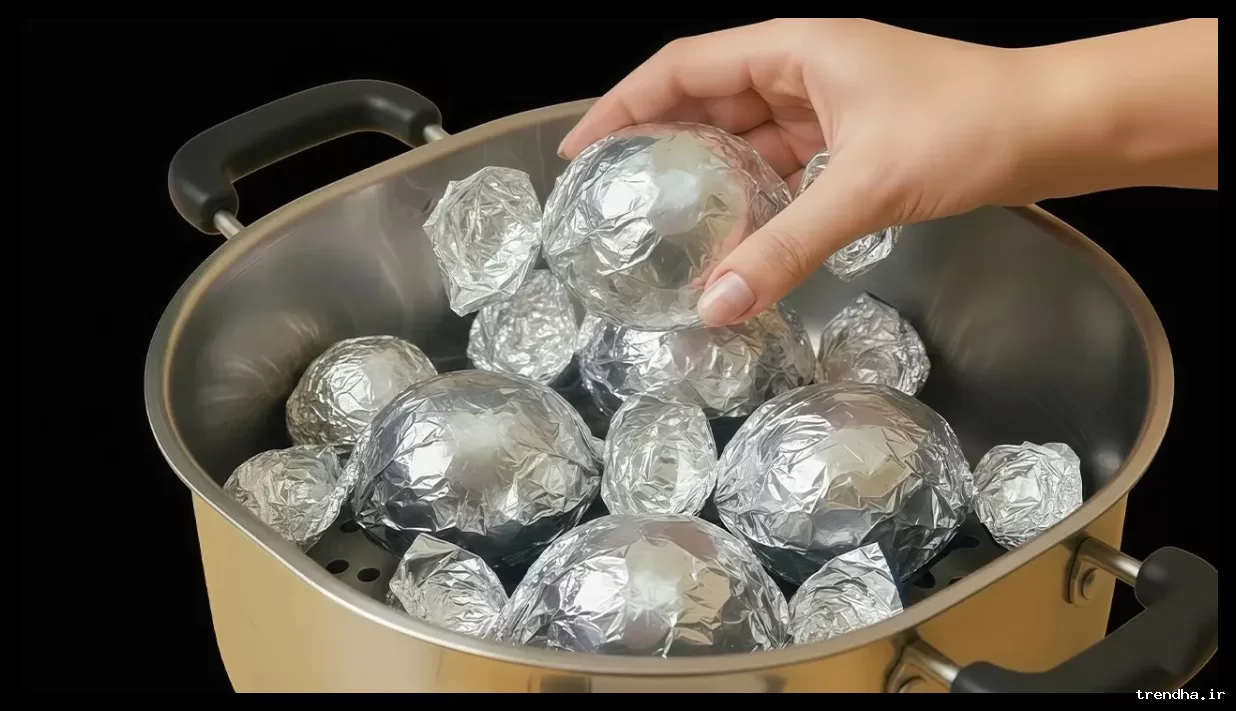 متوقف کردن جوشاندن تخم‌مرغ به روش قدیمی با ترفند پخت بهتر