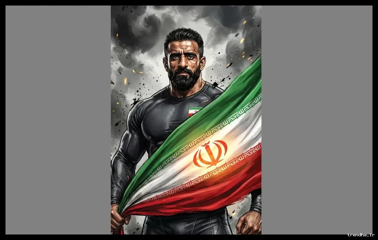 هادی چوپان، قهرمان ایرانی، طلای وطن‌پرستی را به‌دست آورد.